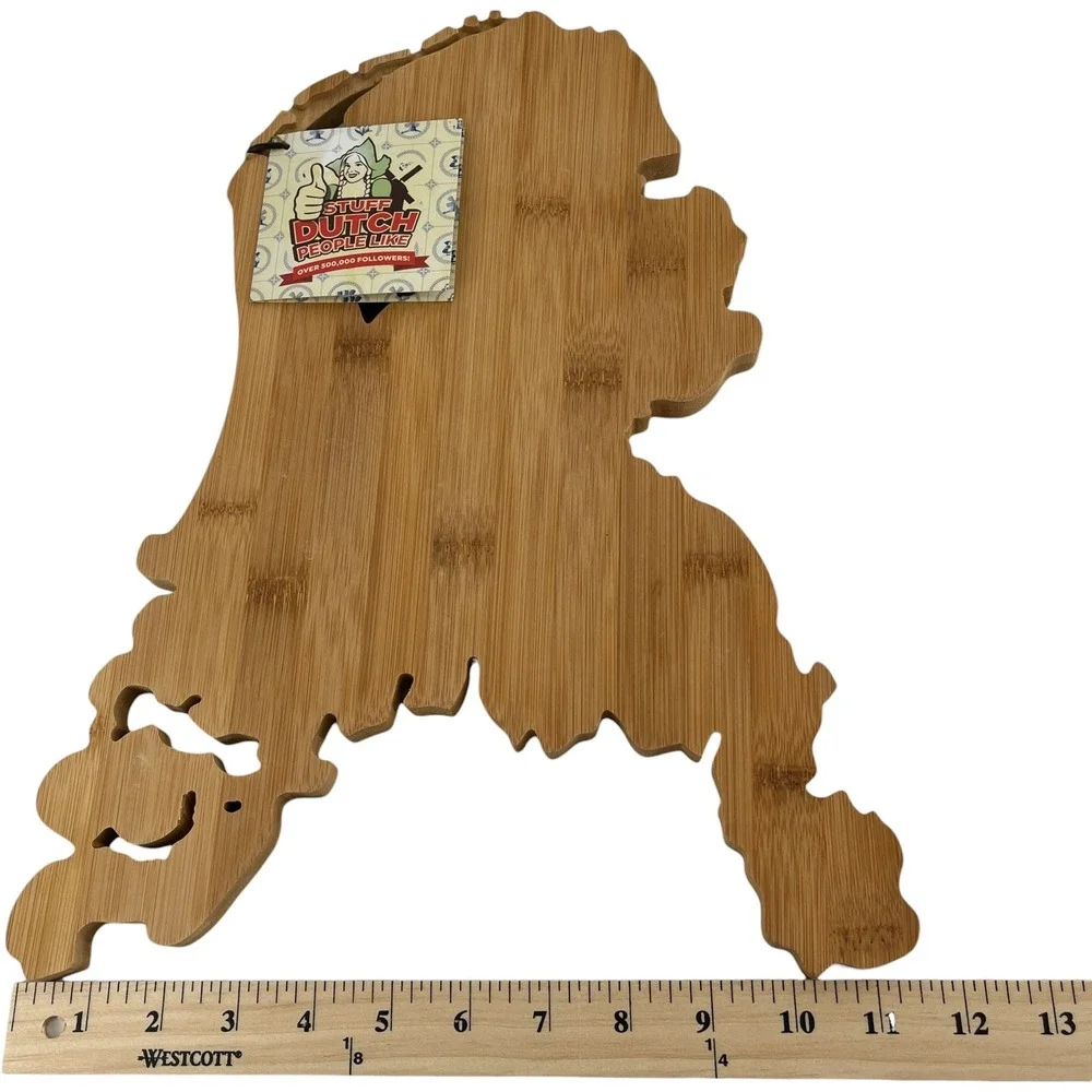 Stuff Dutch People Like Bamboo Cheese Board Netherlands Map Shape Kaasplankje